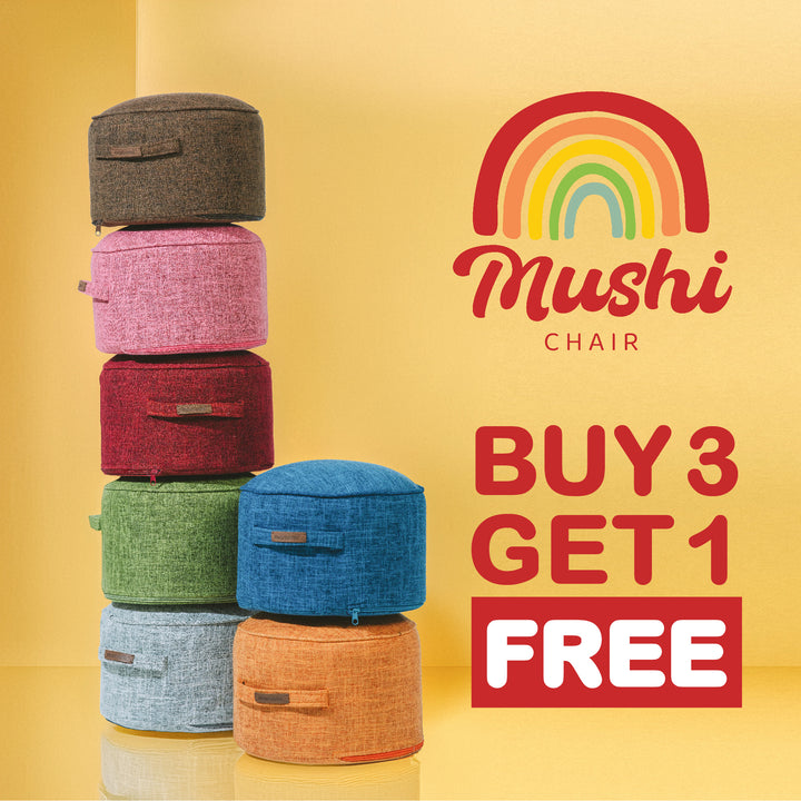 Mushi Stool Chair (Buy 3 get 1 FREE)